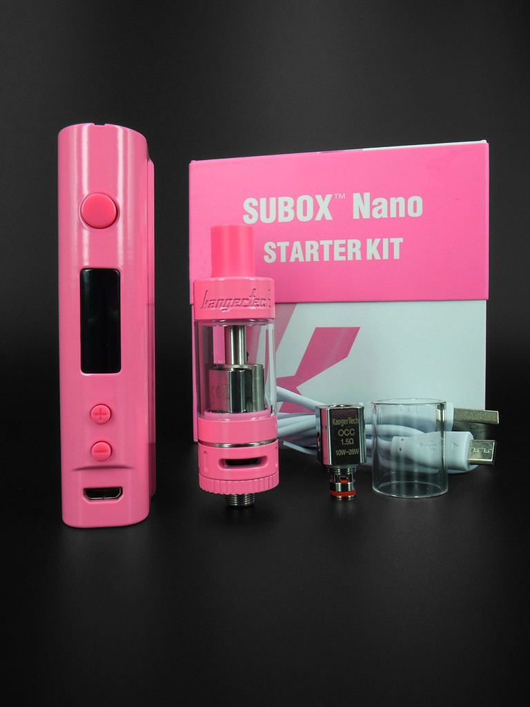 Subox Nano Vaporizer Mod with Tank Pink
