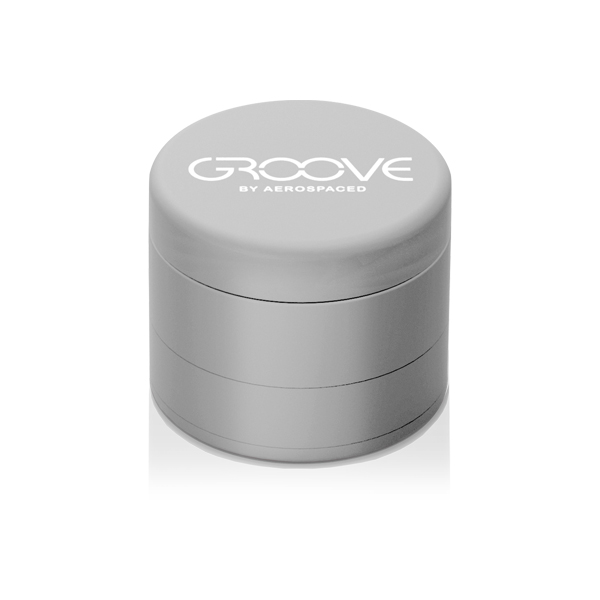 Aerpspaced Groove 50mm Silver Grinder