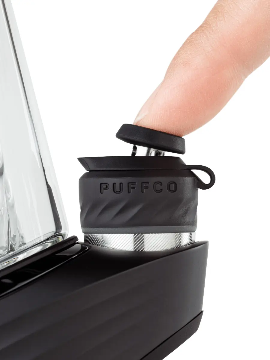 Puffco New Peak Pro Concentrate Vaporizer Onyx Carb Cap Joystick